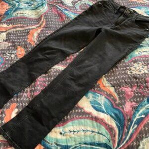 SEXY sweet slinky nwot Paige denim black stretch straight leg jeans 26 💋